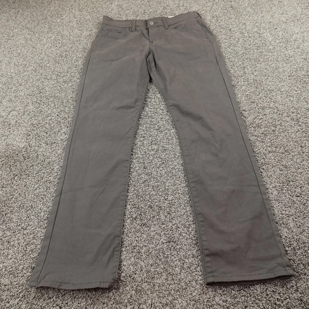NEW Lucky Brand Jeans Mens‎ 30X30 Gray Denim Pants 223 Straight Stretch Preppy